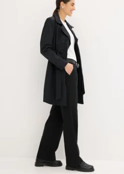 Mujer bonprix bonprix Pantalón de mezcla de lino y algodón