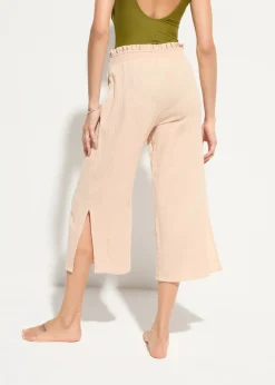 Mujer bonprix bonprix Pantalón de muselina capri para la playa