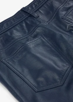 bonprix bonprix Premium|Pantalones>Pantalón de napa de borrego Azul marino