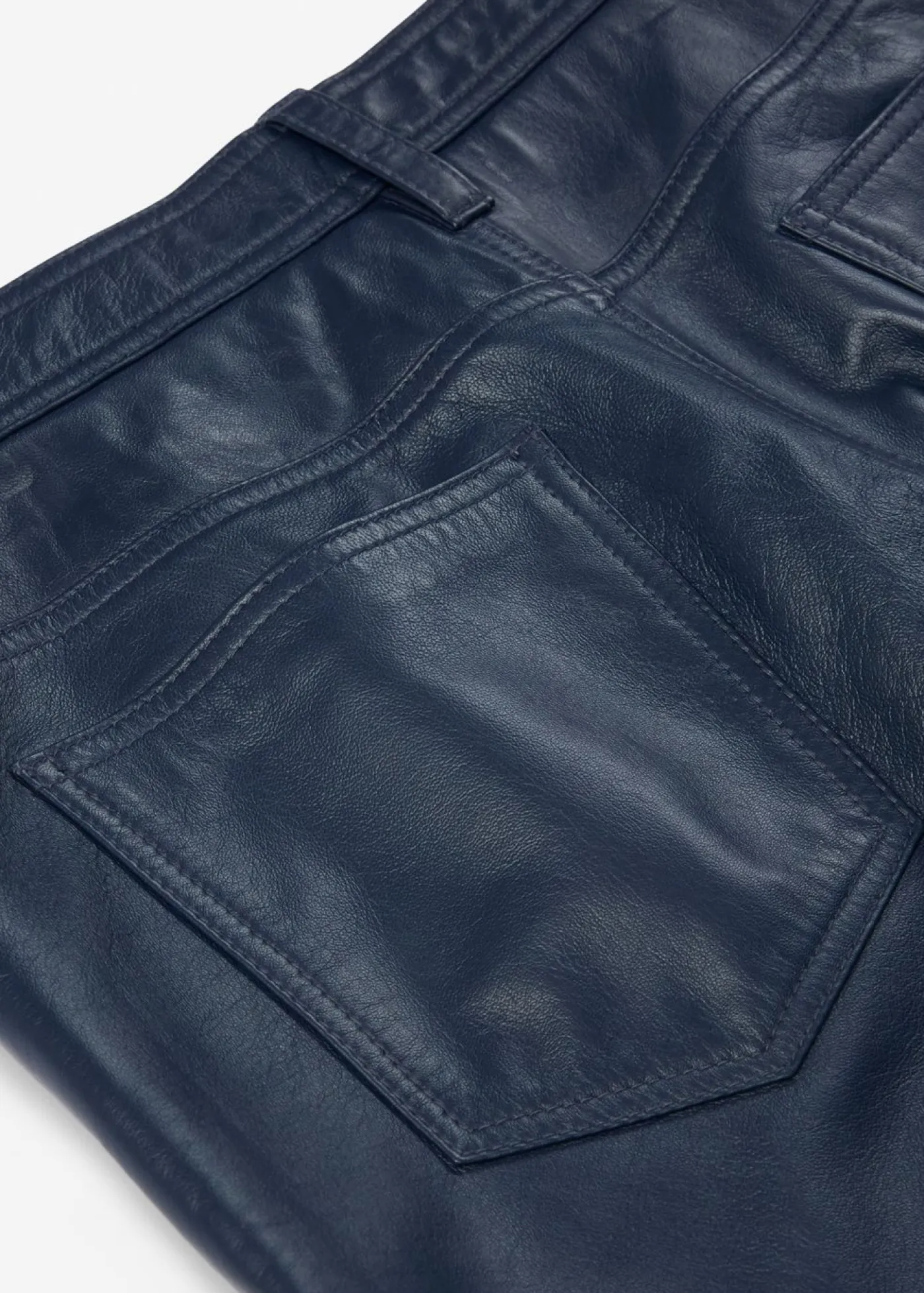 bonprix bonprix Premium|Pantalones>Pantalón de napa de borrego Azul marino