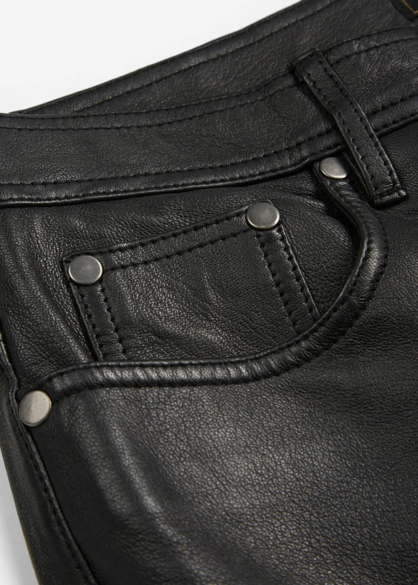 bonprix bonprix Premium|Pantalones>Pantalón de napa de borrego Negro