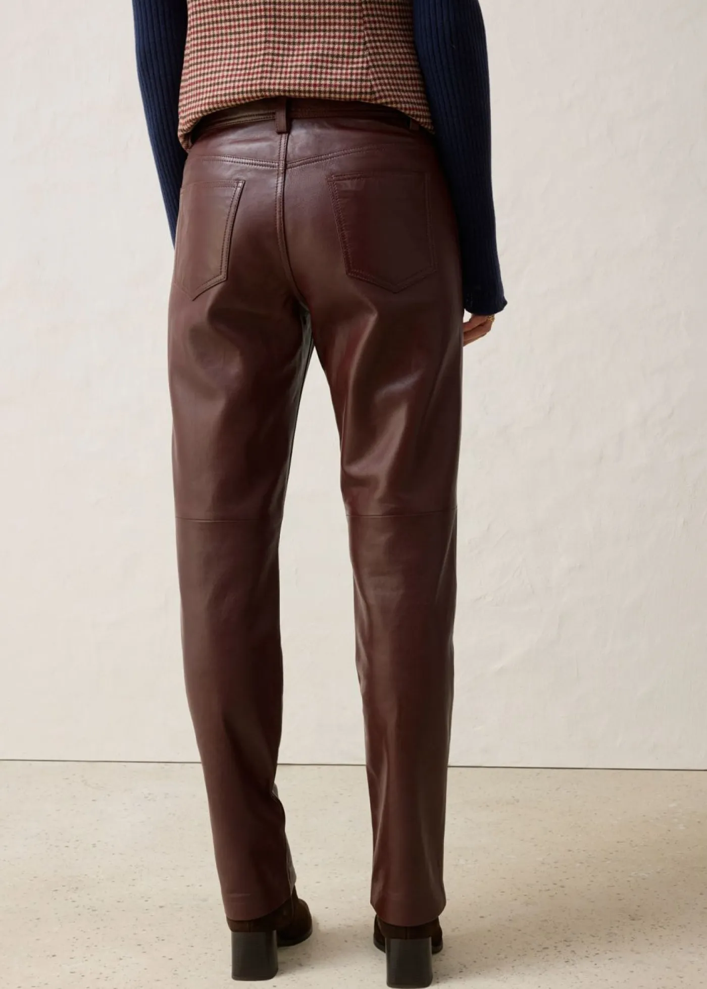 Mujer bonprix bonprix Pantalón de napa de cordero