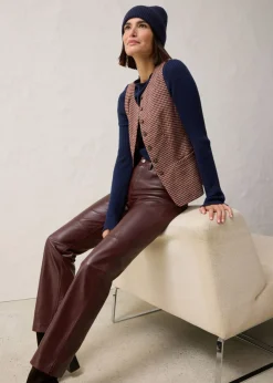 Mujer bonprix bonprix Pantalón de napa de cordero