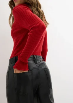 Mujer bonprix bonprix Pantalón de napa de cordero