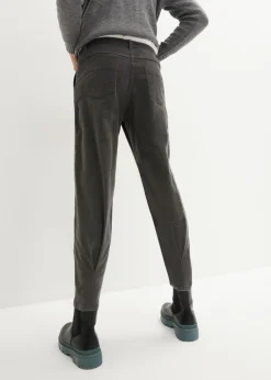 Mujer bonprix bonprix Pantalón de pana con algodón orgánico y corte bombacho