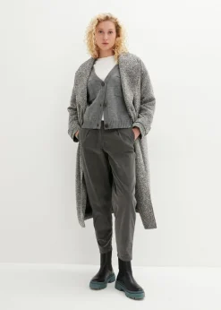 Mujer bonprix bonprix Pantalón de pana con algodón orgánico y corte bombacho