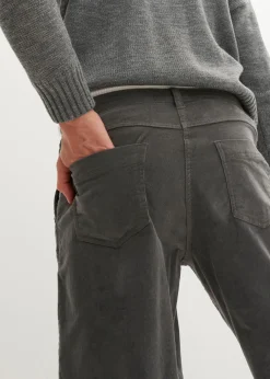 Mujer bonprix bonprix Pantalón de pana con algodón orgánico y corte bombacho