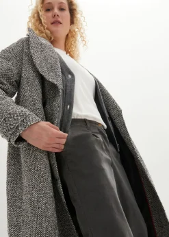 Mujer bonprix bonprix Pantalón de pana con algodón orgánico y corte bombacho