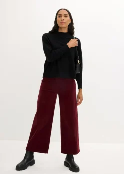 Mujer bonprix bonprix Pantalón de pana con cintura cómoda, high waist