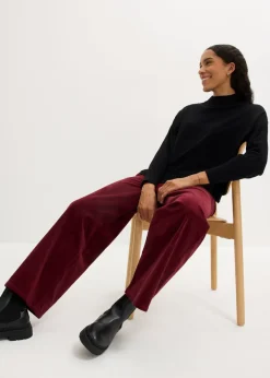 Mujer bonprix bonprix Pantalón de pana con cintura cómoda, high waist