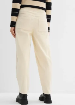 Mujer bonprix bonprix Pantalón de pana con corte barrel