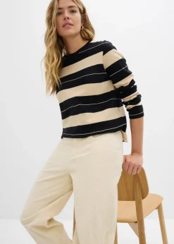Mujer bonprix bonprix Pantalón de pana con corte barrel