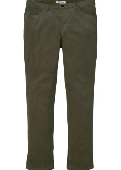 Hombre bonprix bonprix Pantalón de pana elástica con corte cómodo y regular