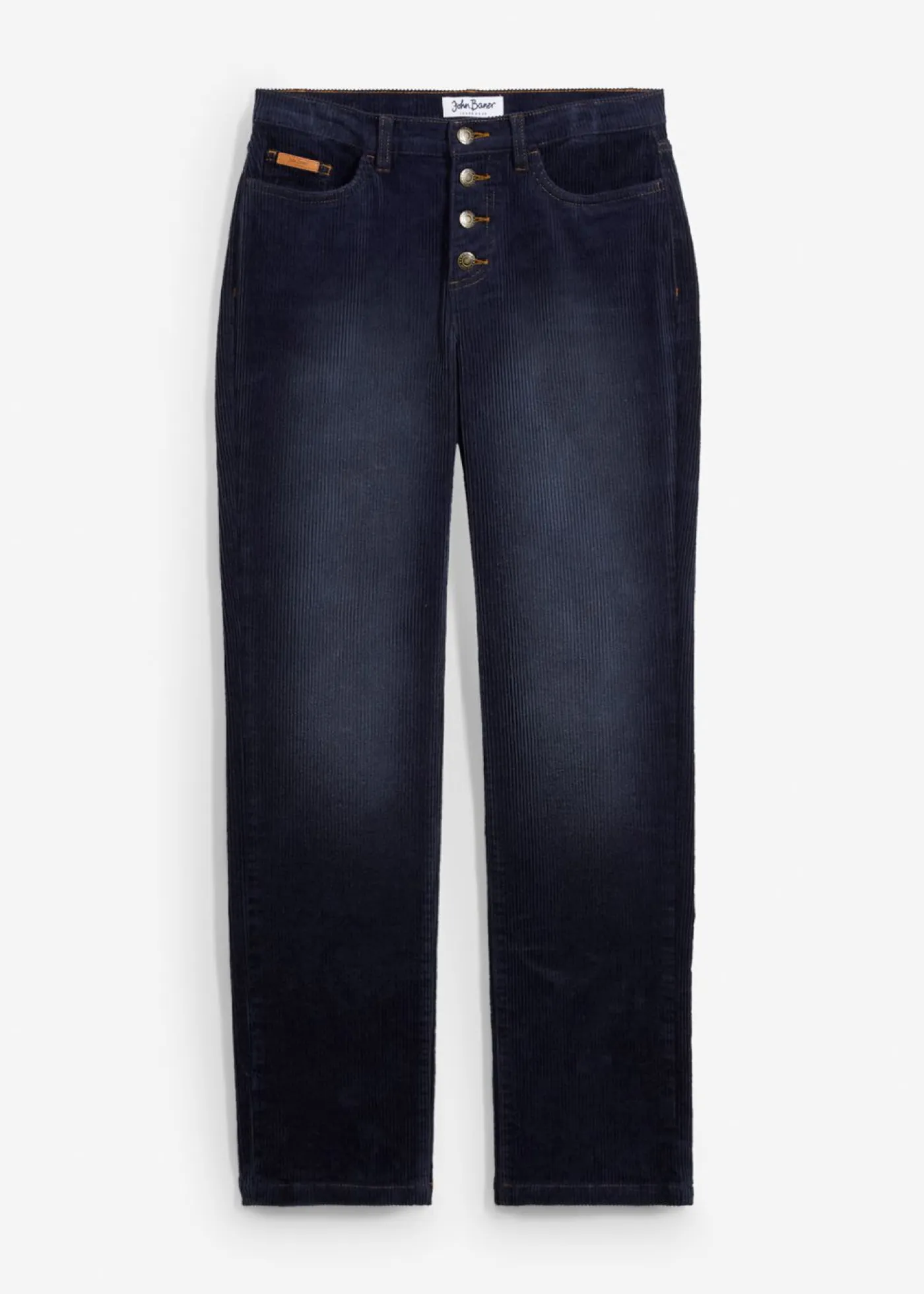 Mujer bonprix bonprix Pantalón de pana elástico de corte ancho