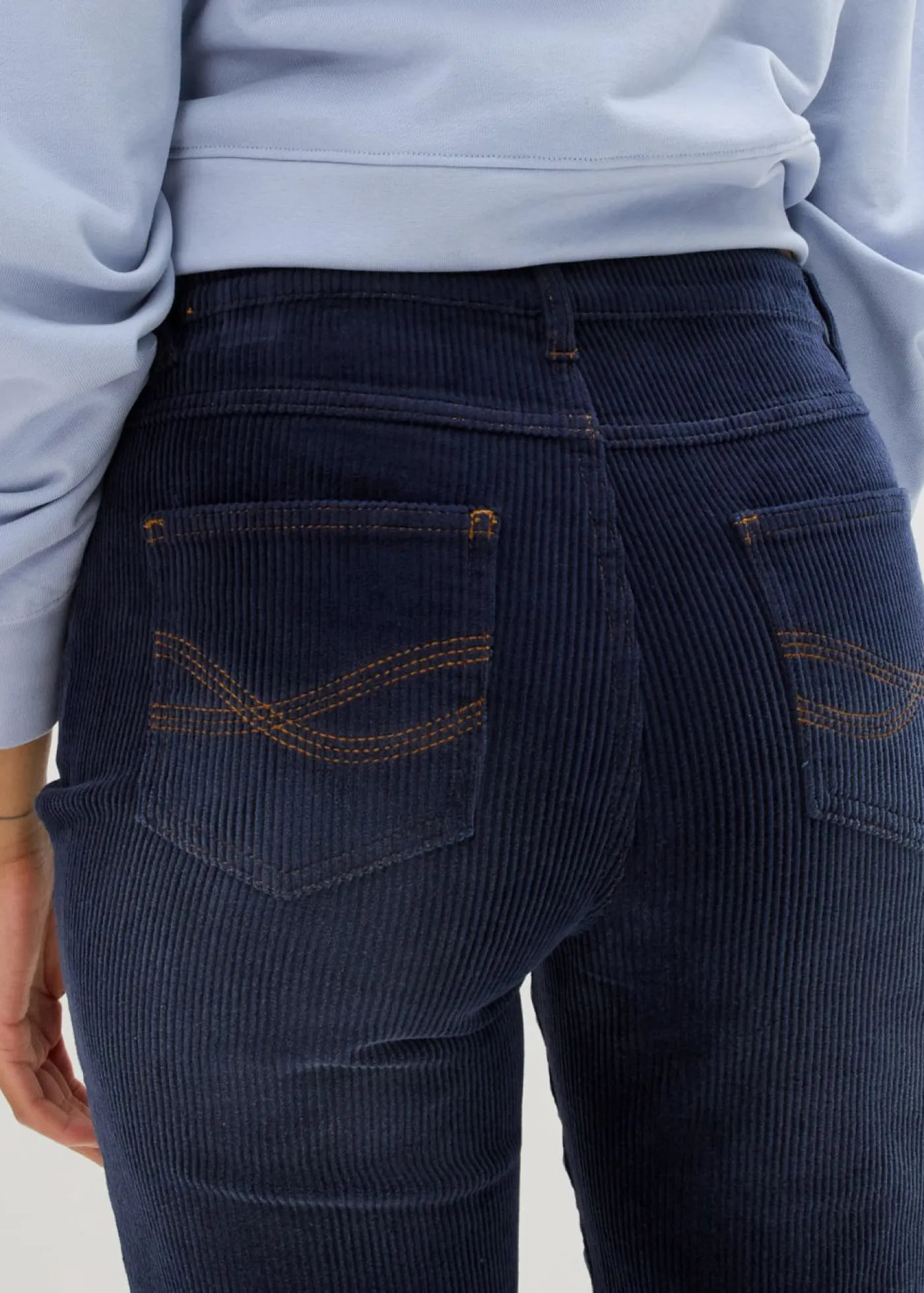 Mujer bonprix bonprix Pantalón de pana elástico de corte ancho