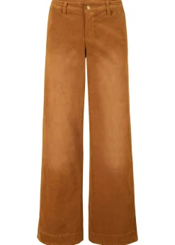 Mujer bonprix bonprix Pantalón de pana elástico de corte ancho