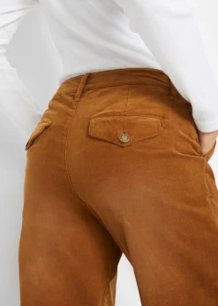 Mujer bonprix bonprix Pantalón de pana elástico de corte ancho