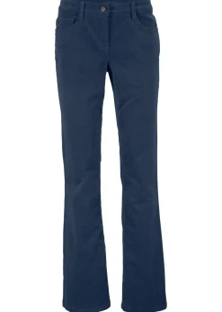 Mujer bonprix bonprix Pantalón de pana elástico de corte recto