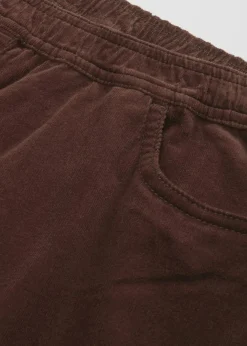 bonprix bonprix Pantalones>Pantalón de pana elástico y ancho, high waist Café
