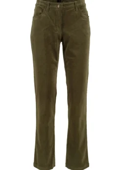 Mujer bonprix bonprix Pantalón de pana elásticos, straight