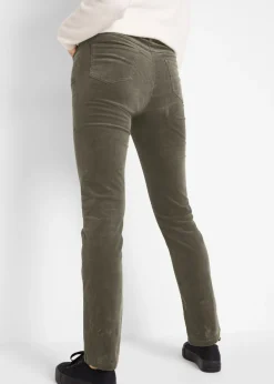 Mujer bonprix bonprix Pantalón de pana elásticos, straight