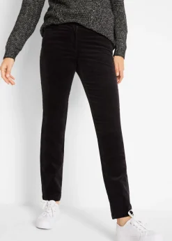 Mujer bonprix bonprix Pantalón de pana elásticos, straight
