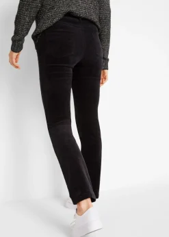 Mujer bonprix bonprix Pantalón de pana elásticos, straight