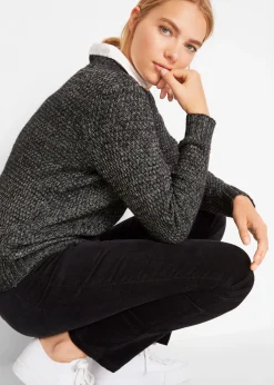 Mujer bonprix bonprix Pantalón de pana elásticos, straight