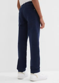 Niños bonprix bonprix Pantalón de pana regular fit confeccionado en algodón orgánico reciclable elástico, straight