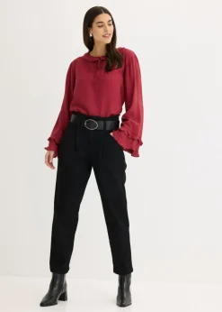 Mujer bonprix bonprix Pantalón de pinzas de algodón