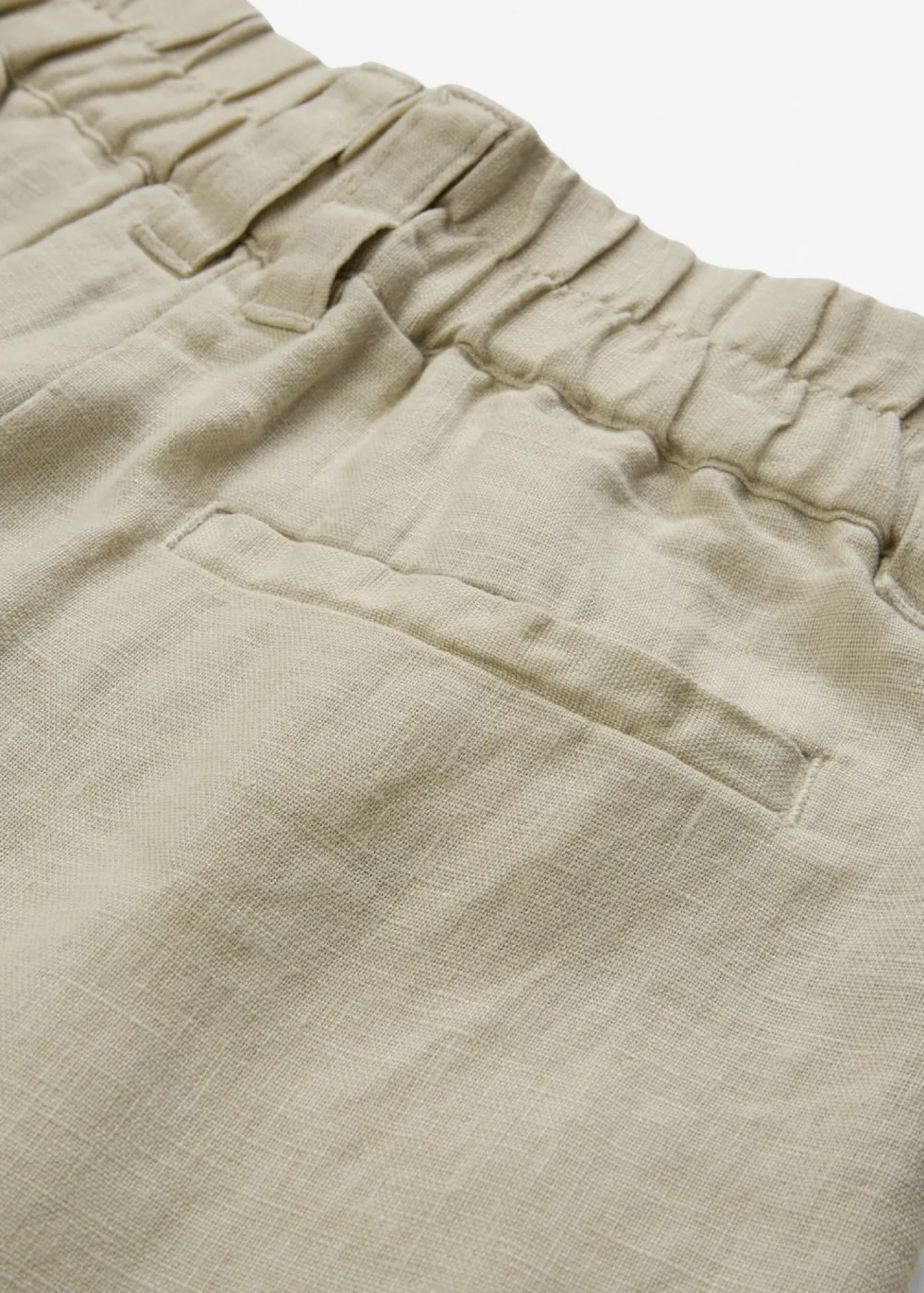 bonprix bonprix Premium|Pantalones>Pantalón de pinzas de lino puro Arena claro