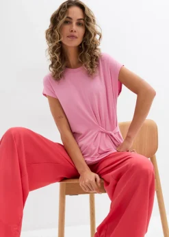Mujer bonprix bonprix Pantalón de pinzas de lyocell fluido