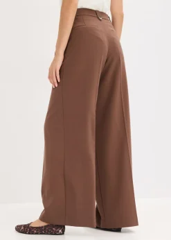 Mujer bonprix bonprix Pantalón de pinzas de mezcla de viscosa fluida