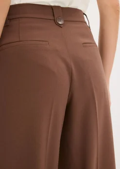 Mujer bonprix bonprix Pantalón de pinzas de mezcla de viscosa fluida