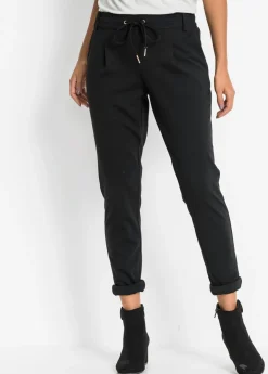 bonprix BODYFLIRT Pantalones>Pantalón de punto Negro