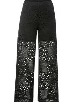 Mujer bonprix bonprix Pantalón de punto con cinturilla elástica