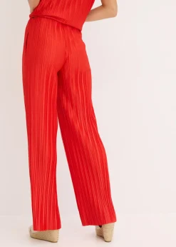 Mujer bonprix bonprix Pantalón de punto con plisado