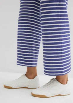 Mujer bonprix bonprix Pantalón de punto de algodón estructurado