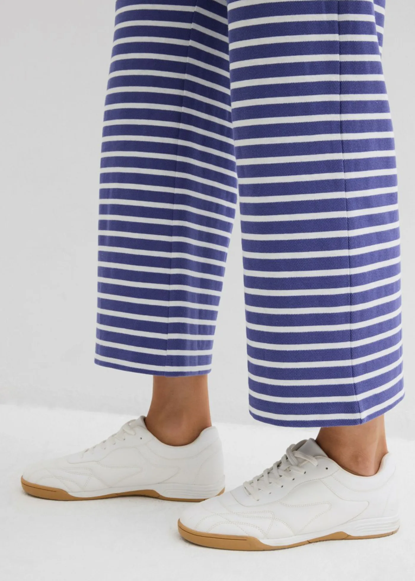 Mujer bonprix bonprix Pantalón de punto de algodón estructurado