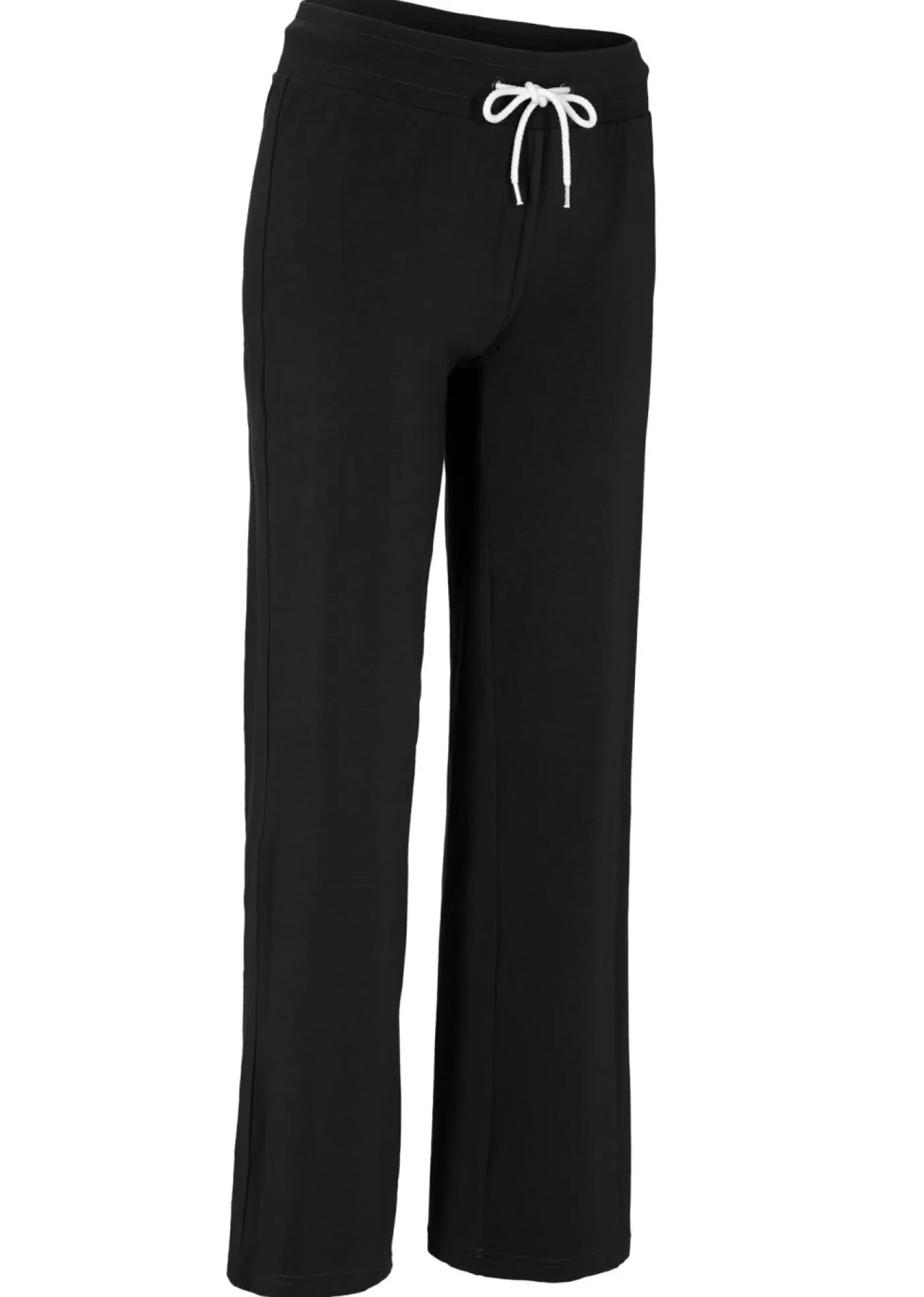 Mujer bonprix bonprix Pantalón de punto de algodón con elástico