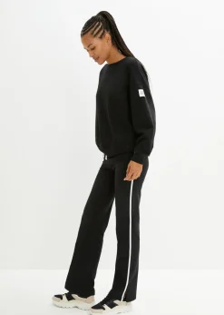 Mujer bonprix bonprix Pantalón de punto de algodón con elástico