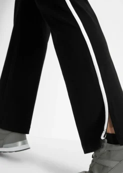 Mujer bonprix bonprix Pantalón de punto de algodón con elástico