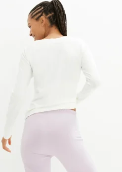 Mujer bonprix bonprix Pantalón de punto de algodón con elástico (2 unidades)