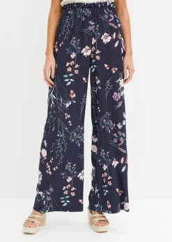 Mujer bonprix bonprix Pantalón de punto de crepé ligero