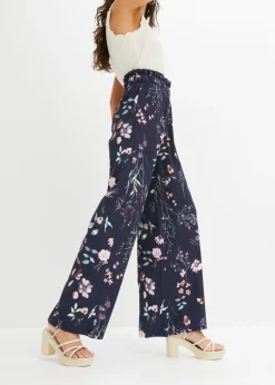 Mujer bonprix bonprix Pantalón de punto de crepé ligero