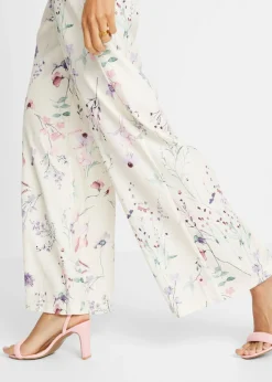 Mujer bonprix bonprix Pantalón de punto de crepé ligero