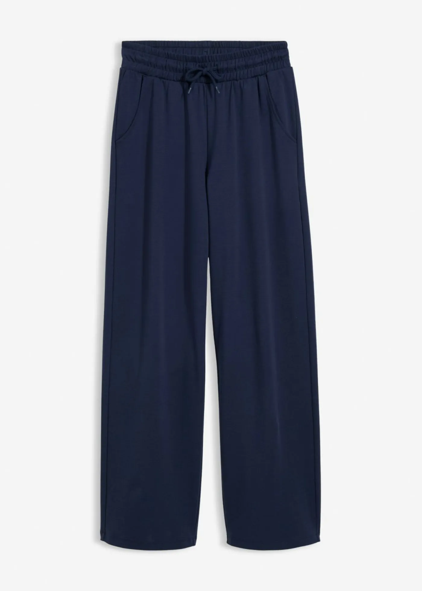 bonprix bonprix Pantalones>Pantalón de punto de interlock Azul marino