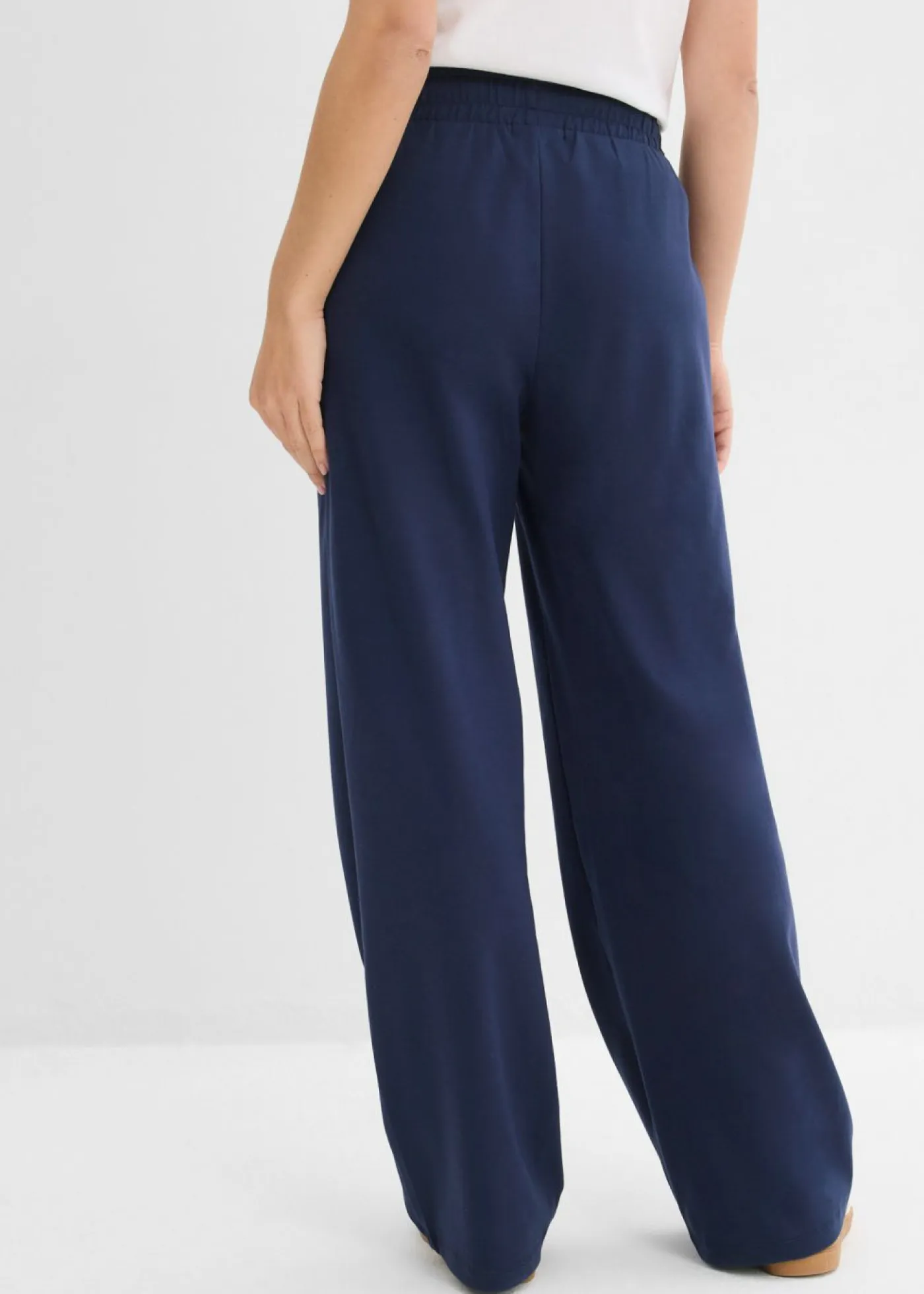 bonprix bonprix Pantalones>Pantalón de punto de interlock Azul marino