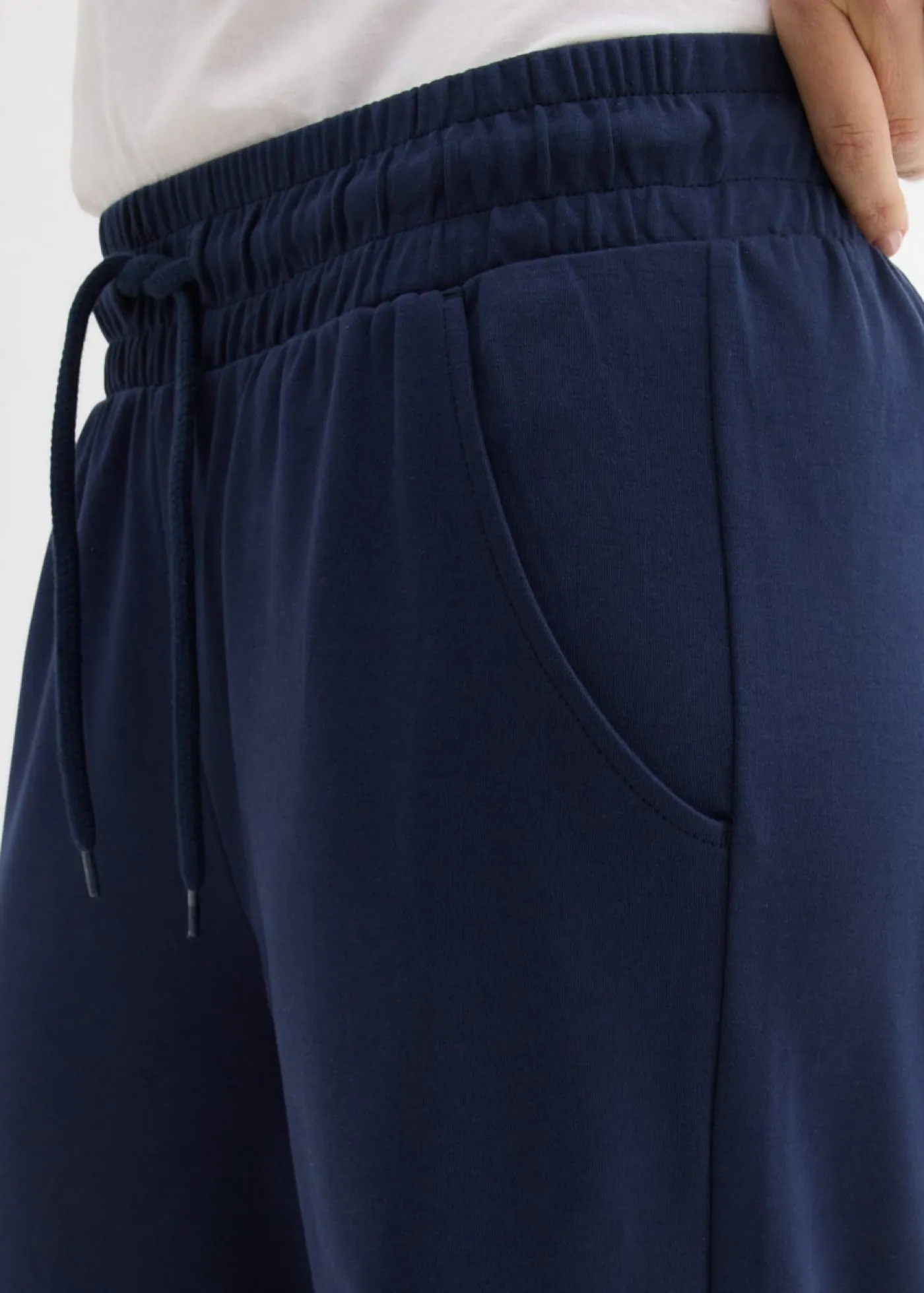 bonprix bonprix Pantalones>Pantalón de punto de interlock Azul marino