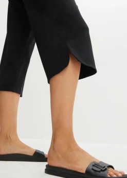 Mujer bonprix bonprix Pantalón de punto de mezcla de algodón